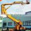 360 Rotation compact trailer electric diesel trailer articulating boom lift