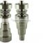 6 in 1 Adjustable Domeless Titanium Nail 14&18mm Male and Female Water pipe Smoking Pipes Free Shipping