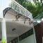 5mm Hollow PC Door awning/D80xW100cm/ Polycarbonate door canopy/PC window awning/plastic door awning/front door canopy