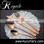 Copper cutlery,stainless Gold plated flatware quality cutlery set