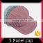 wholesale 5 panel camp cap and hat/blank flat brim 5 panel snapback hat/cap