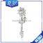 Gold Plated Jewelry Sunflower Shaped Belly Button Rings with Pure Zircon