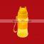 Customized logo promotional kids gift 300ml plastic drinking bottle with flip straw