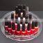 2015 clear acrylic nail polish display rack