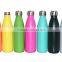 FDA LFGB Quality 350ml stainless steel vacuum coke water bottle