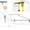 Hot sale 360 degree small jib crane with large capacity