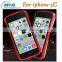 Mobile Phone Accessory Love Mei Brand Double Color Bumper Case AL Metal Case for Iphone 5C Case, for Iphone 5C Case 8 Colors