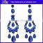 China Jewelry Luxury High Quality AAA Zircon Green Diamond Wedding Teardrop Earrings