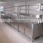 stainless steel work table with wheels laboratory furniture