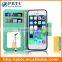 Set Screen Protector Stylus And Case , Brown Detachable Wallet Leather Case For Iphone 5