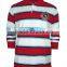stock 200gsm CVC long sleeve polo t shirt