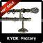 KYOK 22mm/25mm/28mm Metal Curtain Pole With Plastic Finial,fashion design decorative curtain pole