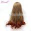 Fashion Pretty Tangle Free Customized Long Wave Human Hair Wig