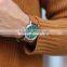 unisex genuine leather watches stainless steel watch quartz watch waterproof flat leather strap watch