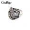Fashion Jewelry Zinc Alloy Charming Rhinestone Ring Vintage Style Women Party Show Gift Dresses Apparel Promotion Accessories