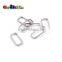 Rectangle Unwelded Rings Nickel Plated Iron Tabular Sheet Ring For Belt Backpack Straps