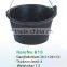 black animal feeder tubs,recycled rubber trough,rubber feed skip,REACH