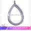 Wholesale water drop diy charm locket