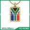 Souvenir Gift no Mold Fee Cheap Custom Printing Africa Flag Gift Keychain