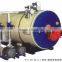 Horizontal gas fired conducting oil boiler