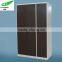 H1950mm 3 door colorful indian bedroom wardrobe designs