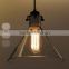 Edison Droplight YC Modern Special Crystal Funnel 1*E27 edison vintage light