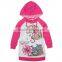 (FG4633) 4-9y Nova children winter clothing sets fashionable baby girls cotton printed clothes sets