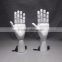 Paint white color wooden hand male wooden hand jewelry display gold hand mannequin hands display