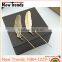 New design men alloy leaf lapel pin for suits, leave brooch
