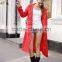 lady long Raincoat durable double side wear raincoat