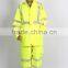 100% polyester PU PVC coating long raincoat outdoor workplace waterproof breathable