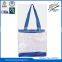 2015 light weight plastic transparent PVC handbag tote bag