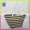 Fashion Polyester Material Shopping Beach Bag And Women Handbags Cotton Handle