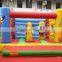 Commercial grade inflatable clown bouncer combo for sale, inflatable jumping bouncer house