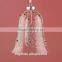 Factory supply christmas tree ornaments glass bell hot sale design christmas decoration