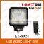 Hot Sale!!! Multifunctional Super Bright Off-road 24W LED Work Light, Cheap LED Work Light, Car LED Work Light