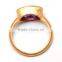 The Gopali Jewellers Amethyst Natural Gemstones Ring 925 Sold Sterling Silver Ring Designer Prong Ring