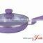 Forged Aluminum Colorful Ceramic Non Stick Coating Deep Fry Pan With Lid And Induction Bottom(MODEL JD-FJG29)