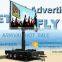 Hot Selling customize rental mounted led video screen trailer
