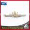 New design high grade fashion plating gold men tie clips