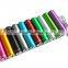 China Manufacture Custom Portable Charger Mini Round Aluminium Metal Power Bank 2600mah 2200mah 2000mah