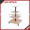 Four Tiered Rectangle Retail Clothing Display Table