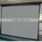100 inch Tab-Tensioned Motorized Screen tab-tension perforated sound leaking fabric