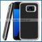 C&T Heavy Duty Brushed Metal Texture Hybrid Dual Layer Slim Protector Case Cover for Samsung Galaxy S7