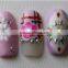 2015 new Style traditional Artificial Fingernails light up nail stickers for shiny acrylic light nail display