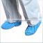 Disposable blue CPE Microporous shoe cover