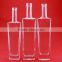 China Alibaba wholesale 700ml vidrio botellas de transparent square glass bottle empty ciroclye bottles