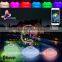 outdoor waterproof LED lighting bluetooth speaker for pool use