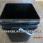 Multi-function Black oblong plastic buckets sell well