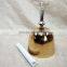 24k Gold European Design Quartz Crystal Singing Grail With Handle or Stand